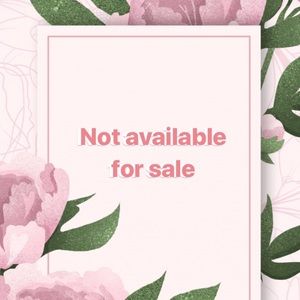 Items from here back are not for sale!